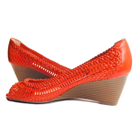 Franco Sarto Shoes - New Franco Sarto Wedge Crochet Slip On Shoes 10M